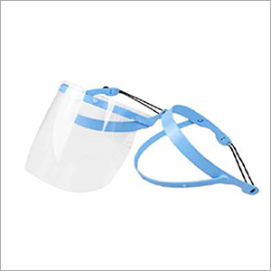 Movable Face Shield - Polycarbonate, Standard Size, White | Full-Face Protection Against Irritants, Chemical Splashes, and Debris