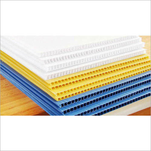 Plain PP Corrugated Sheet