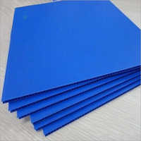 Pp Flute Board - Pp Material, 2x2 Feet To 8x8 Feet Sizes, Blue Color, Rigid Hardness, Thickness 2-10 Mm, Bundled Packaging, Tolerance 1-2%