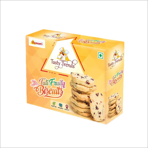 Round Tuti Fruity Biscuits