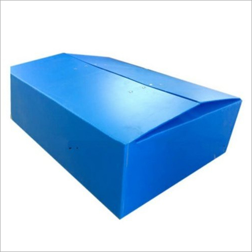 Blue Corrugated Plastic Box
