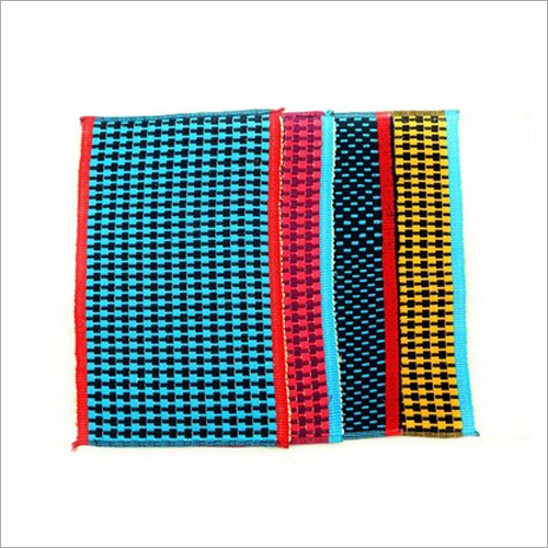 Cotton Khadi Door Mat - 16x24 inch, 2x3 inch, 2x4 inch, 2x6 inch | Multicolor, Washable, Rectangle Shape, Ideal for Home Use
