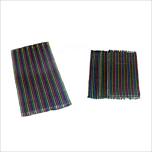 Flat Weave Wool Rug - 16x24 Inch Rectangle, Multicolor Design, Washable and Machine Cleanable