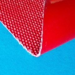 1.3mm Thickness Silicone Calendered Fiberglass Fabric With Wire Inserted