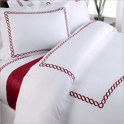 Washable White Cotton Bed Sheet