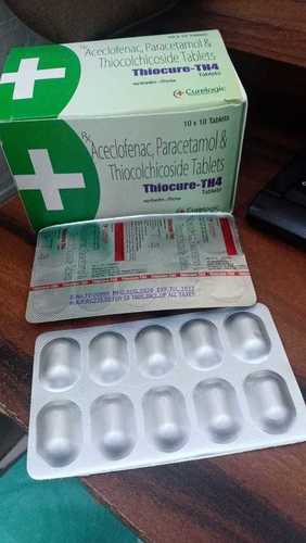 aceclofenac paracetamol  thiocolchicoside
