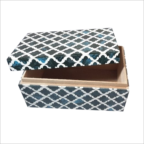 Wooden Resin Printed Jewelry Box