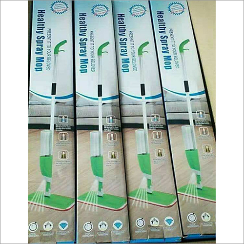 Healthy Spray Mop - Plastic Microfiber 130cm x 25cm 500ml Spray Capacity | Adjustable Handle Lightweight Durable Easy Cleaning