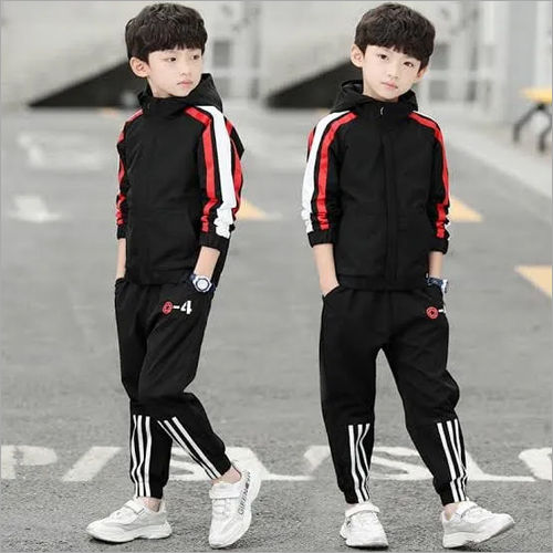 Buy MUDO Printed Cotton Blend Collar Neck Boys Track Suit | Shoppers Stop