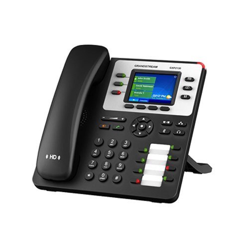 Grandstream GXP2130 IP-Phone - Black, 2.8 Inch Display, G.711/G.729 Codec | IP Telephony, HD Audio, 2 Lines, Ethernet
