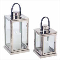 Silver Stainless Steel Lantern