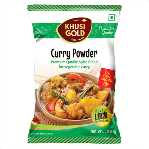 Dried 100 Gm Pouch Packing Curry Powder