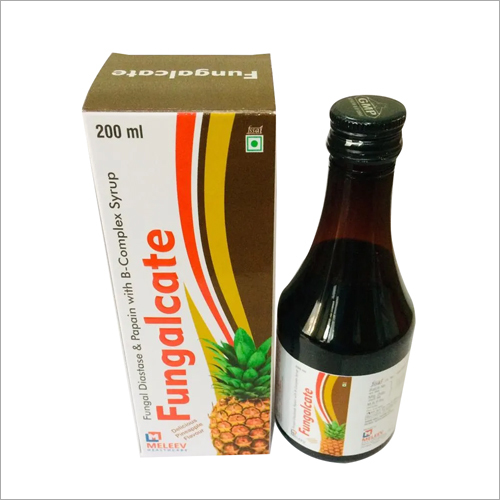 200 ml Fungal Diastase and Papain With B-Complex Syrup By MELEEV HEALTHCARE PRIVATE LIMITED