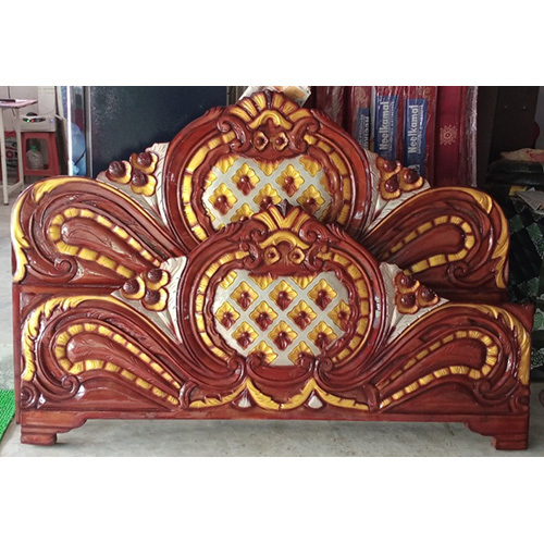 Solid Designer Double Box Bed