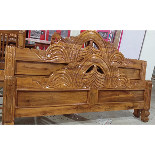 Wooden Double Bed Headboard