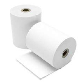 57 mm By 60 mtr Plain 48 GSM Thermal Paper Roll