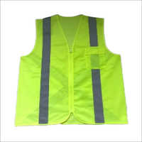 Safety Reflective Vests - Lightweight Tear-resistant Fabric, Fluorescent Yellow And Orange-red, Front Zipper Closure With Pocket Flap For Enhanced Visibility