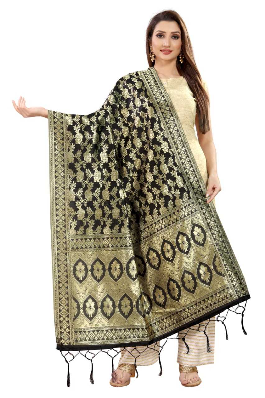 Kangana Women Banarasi Silk Dupatta