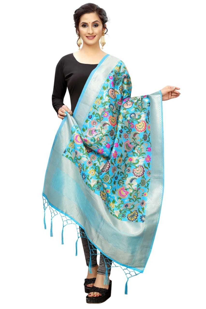 Kangana Women Banarasi Silk Dupatta