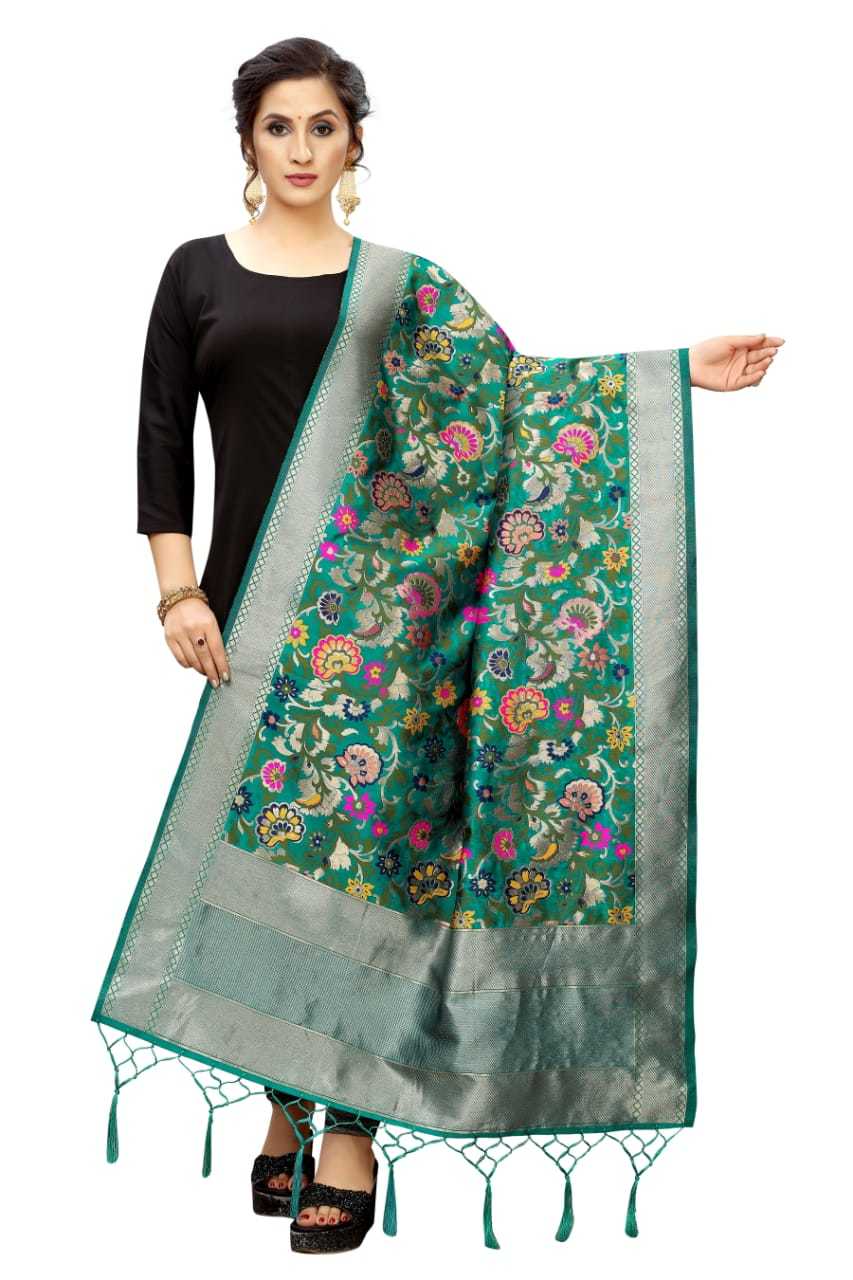 Kangana Women Banarasi Silk Dupatta