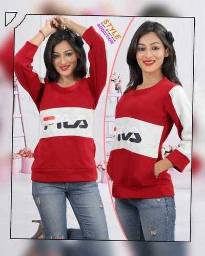 Women winter round neck fila