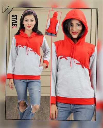 Women Winter Hoodie Woth Ilet