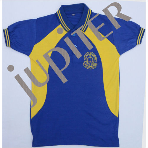 School Collar Neck T Shirt