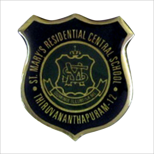 Multicolor School Printed Badge