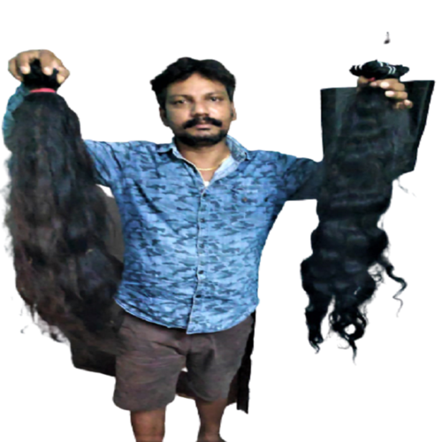 INDIAN LONG HAIR - 30 32 34 36 38 40 INCHES / LONG WAVY / CURLY / STRAIGHT HUMAN HAIR