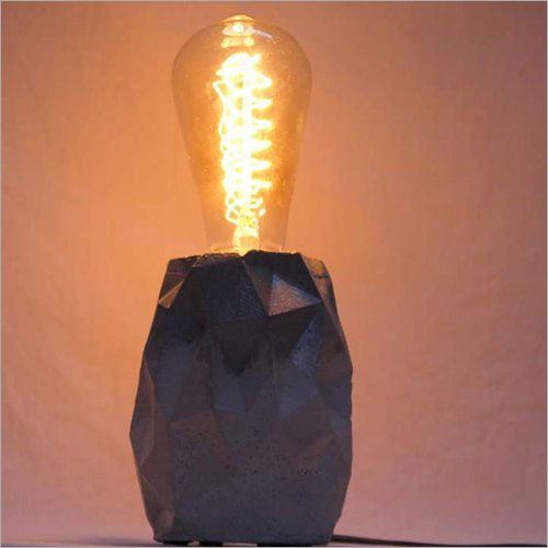 Concrete Table Lamp By SYNERGISTICS TECH SOLUTIONS