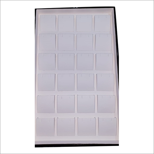 Earring Tray - Rectangular Design, Different Sizes Available | Modern Jewelry Organizer with Ring Fit Type