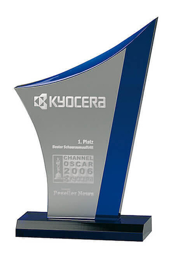 Smooth, Polished Edge Acrylic Trophy