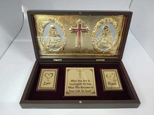 Gold Plated Pooja Box