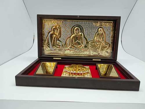 Golden Swami Samarth Religious Frame