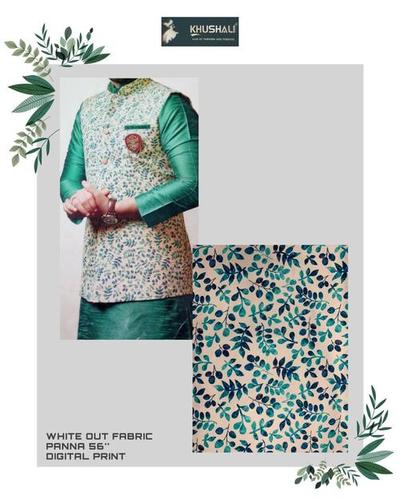 Digital Printed Fabric On White Out Fabric Fabric Weight: 22Kg  Kilograms (Kg)