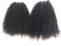 Peruvian Steam Curly double machine weft human hair extensions