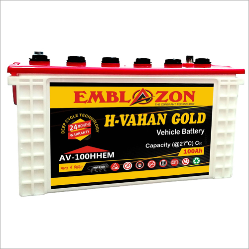 AV-100HHEM H- Vahan Gold 100Ah Vehicle Battery