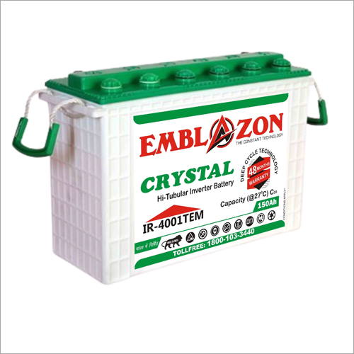 IR-4001TEM Hi 150Ah Tubular Inverter Battery