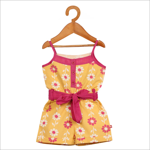 Kids Floral Print Casual Frock