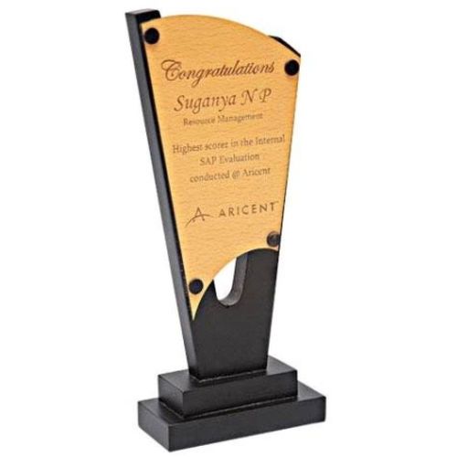 Customized Elegant Look Wooden Trophies For Award Functions