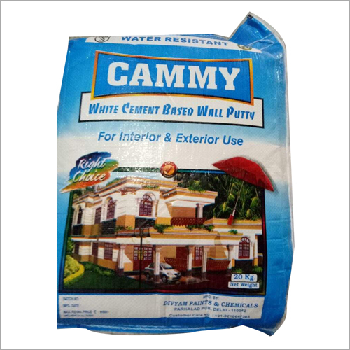 Cammy (White Cement Based Wall Putty) 20kg By DIVYAM PAINT CHEMICAL