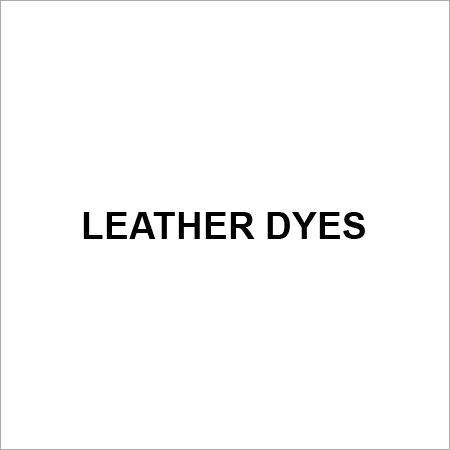 LEATHER DYES