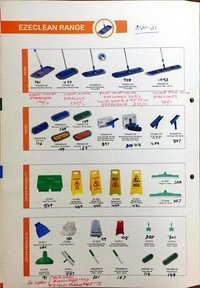 Housekeeping Brushes - Plastic And Metal, 48 Inch Handle, 12 Inch Head Size, Blue Color, Lightweight Nylon Bristles, 1.5 Lbs, 14 Inch Width