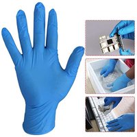 Nitrile, Latex And Vinyl Gloves - Color: Blue