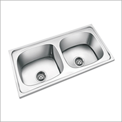 Glossy Kitchen SS Double Bowl Sink