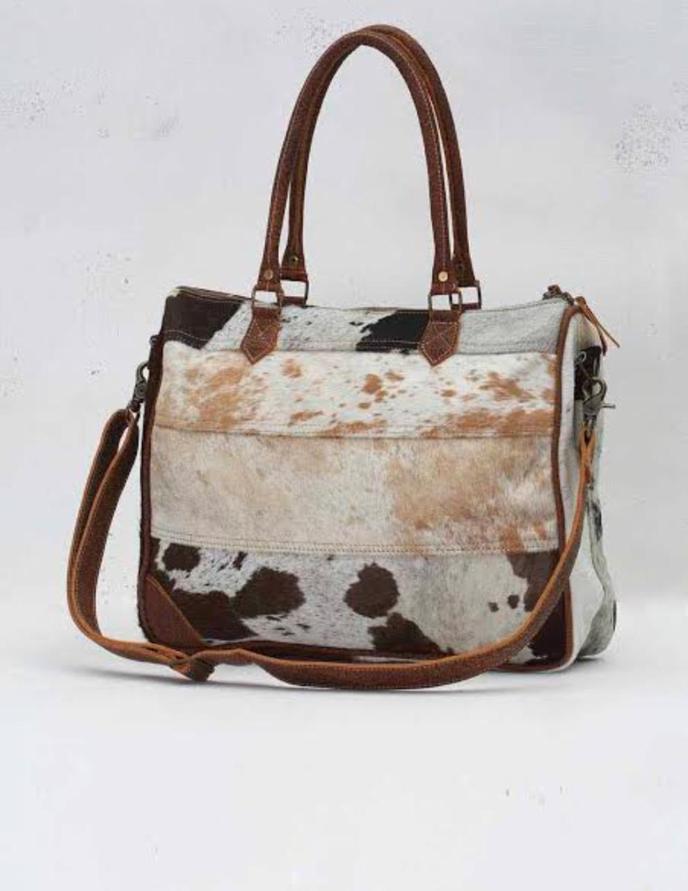 hair on leather bags