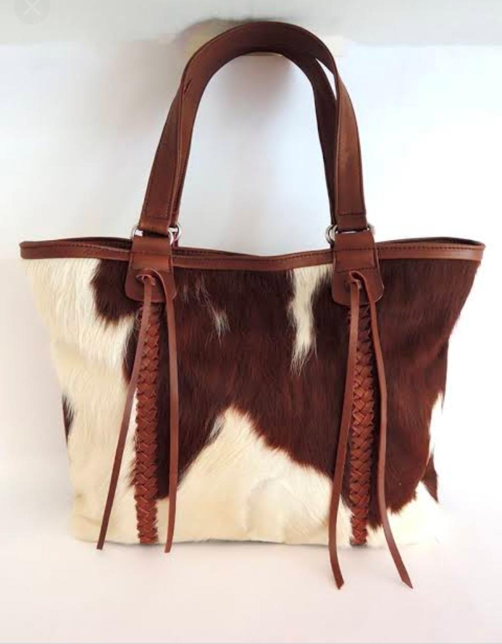 hair on leather bags