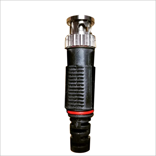CCTV Connector - Metal, PVC Insulated, 20mm x 10mm, 50 Ohm | Gold-Plated BNC, Secure Connection, Weatherproof, Corrosion Resistant