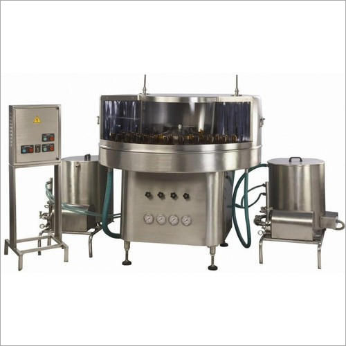 Automatic Bottle Washing Machine - Material: Ss