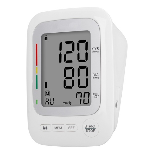 Plastic Digital Upper Blood Pressure Monitor Portable Arm Blood Pressure Meter